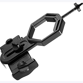 Juxori Metal Telescope Spotting Scope Camera Mobile Phone Mount Holder Bracket Clip