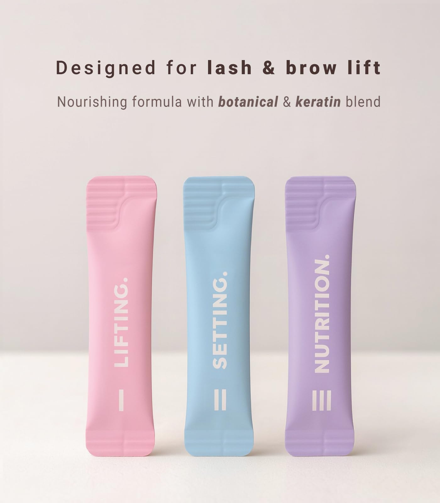 MIYA LASH Zestaw do laminowania rzęs i brwi z balsamem klejowym | seria AURA | 2 w 1 eyelash Perm & Brow Lift | indywidualnie zapakowane saszetki z narzędziami | Rezultaty obciążenia do 6 tygodni