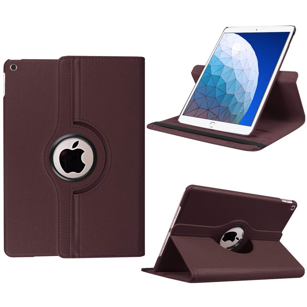 TGK Rotating Cover for iPad 10.5 Inch Air 3rd Gen - Brown (B07S9K6S2T) Amazon Price History, Amazon Price Tracker