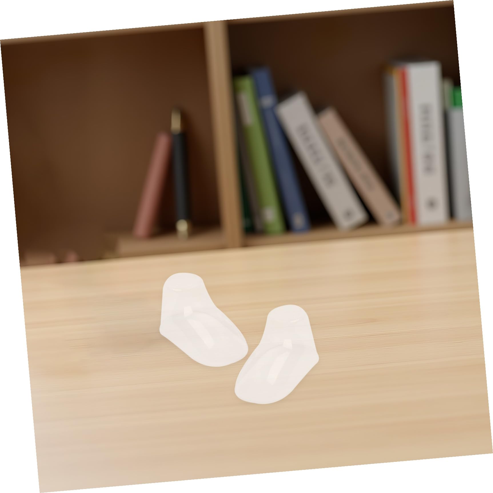 Kunststoff Babyfußform Schuhständer Transparent 9cm Display Halter Für Kleinkinder Schuhe Verformungsschutz Für Babysocken Und Schuhformpflege