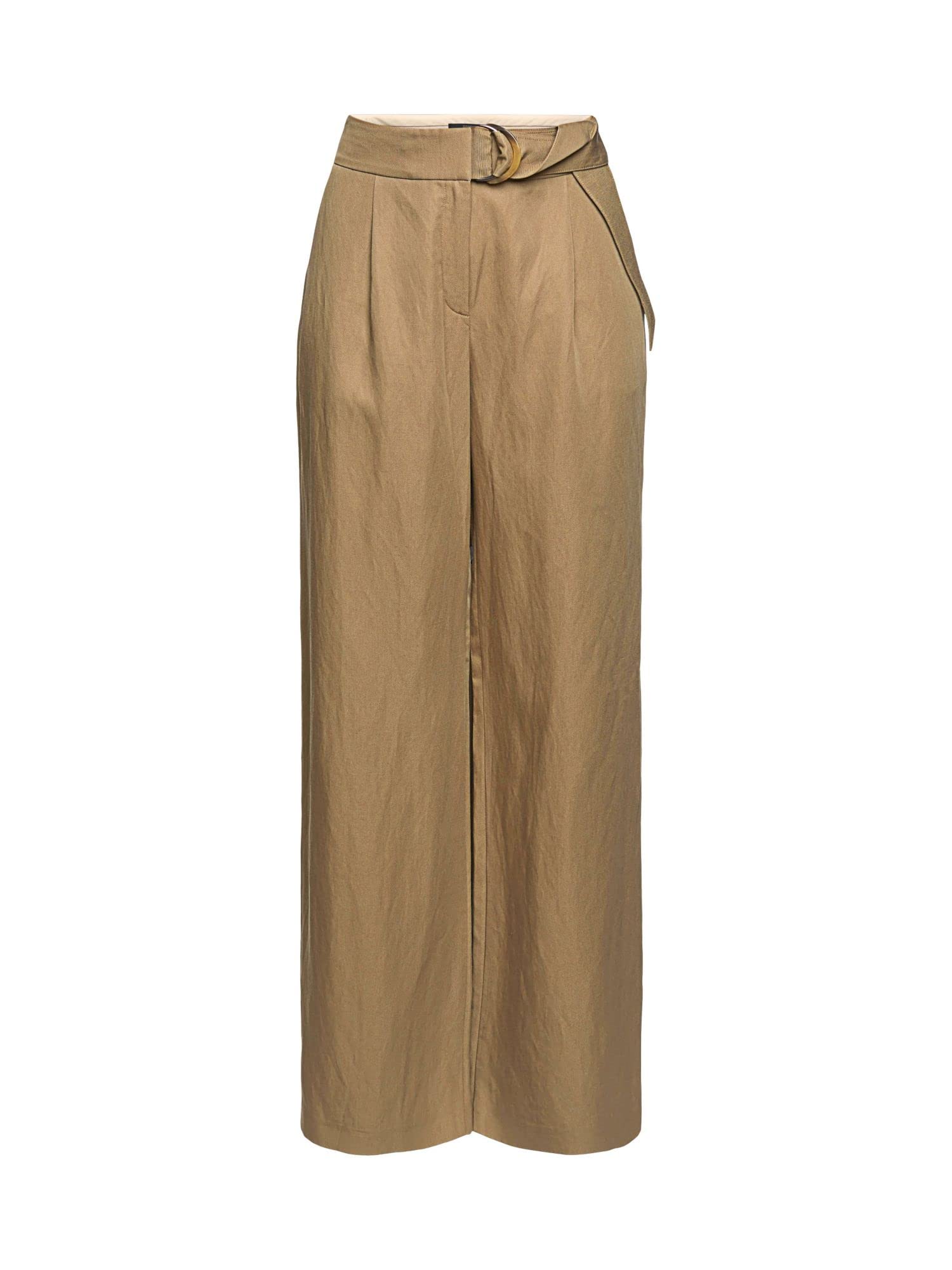 ESPRIT 032EO1B302 Pantalons, 350/kaki Vert, 32W x 32L Femme