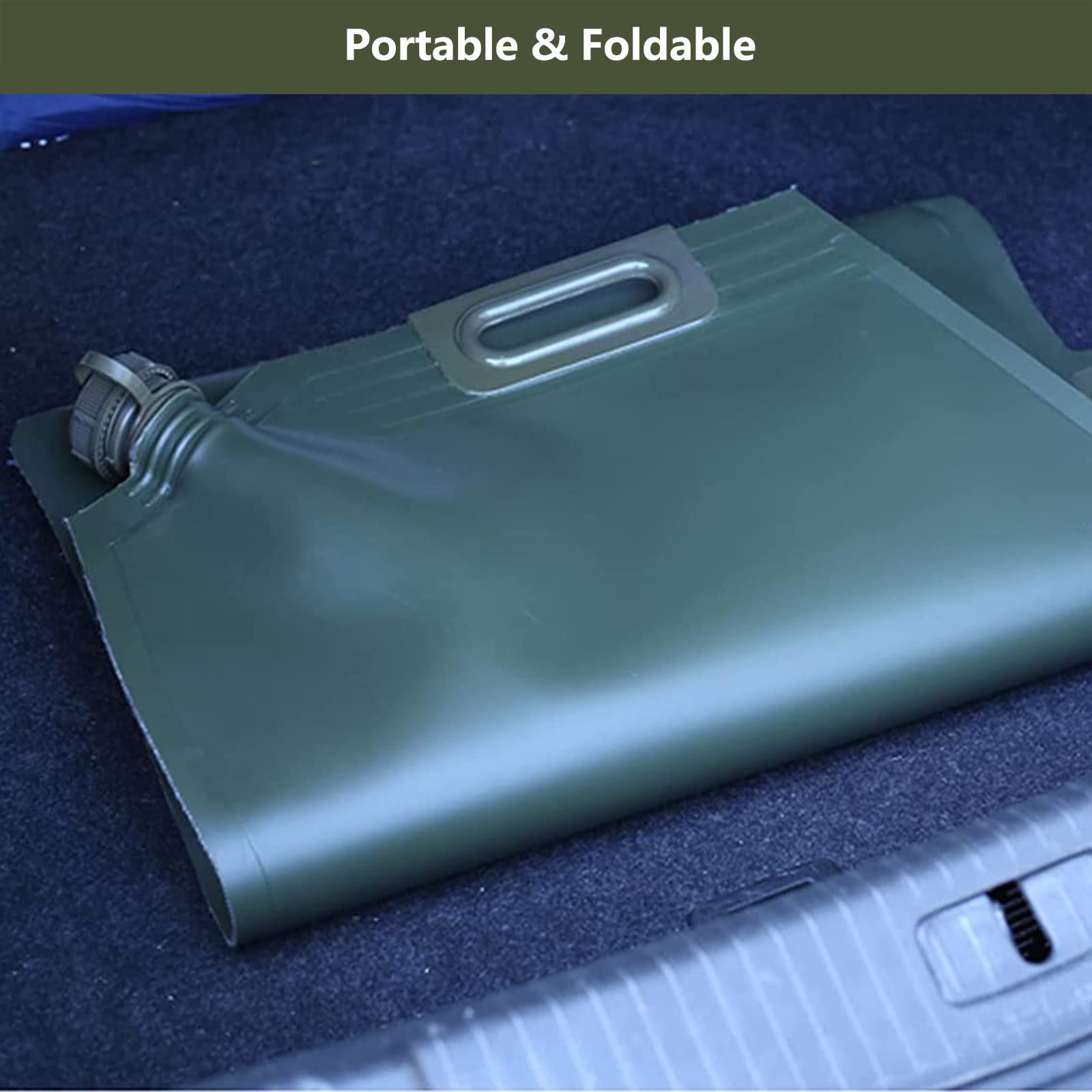 Tanica 10 20 30 Litri, Serbatoio del Carburante Travasatore Carburante Tanica Cambio Olio Pieghevole Portatile, Taniche per Acqua Tanica Olio Taniche Carburante di Emergenza Esterna