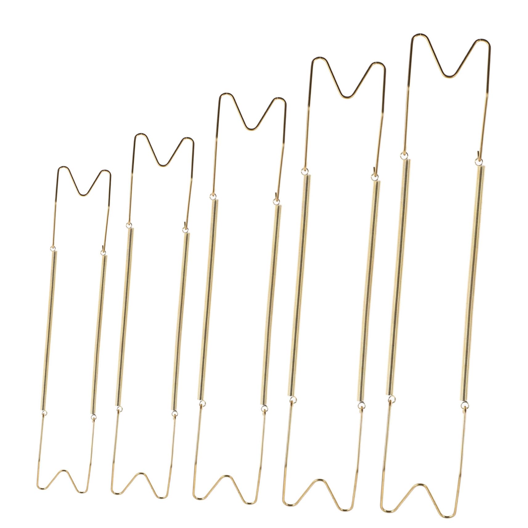 SOESFOUFU 5pcs Stainless Steel Plate Wall Hangers Decorative Wall Plate Holders for Home Elegant