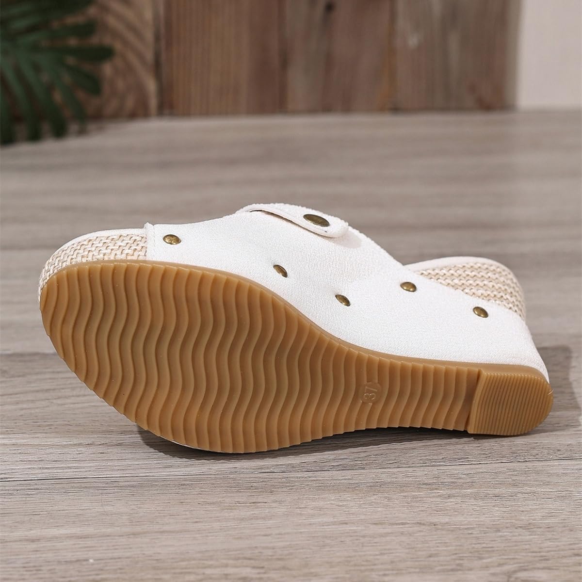 Sandalias de cuña para mujer, elegantes, de verano, alpargatas con puntera abierta, tacón de cuña, hebilla y correa al tobillo, de corcho, tacón bajo, zapatos de cuero