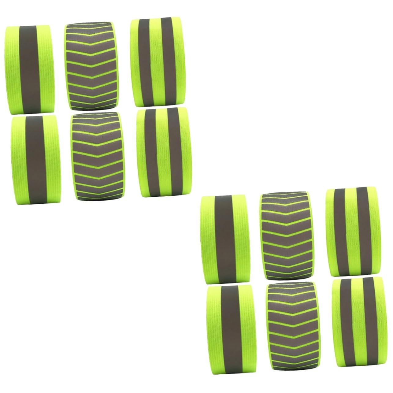TOYANDONA Reflektierendes Armband Reflektoren Bands Nacht Beleuchtet Männer Fluoreszierende Armbänder Reflektierende Armbänder Sicherheitsarmbänder Green
