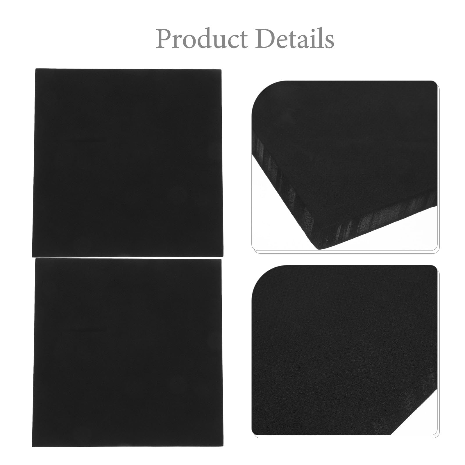 SEWACC Plaques de Mousse en Eva Haute Densité pour Emballage et Expédition, Anti-vibrations, Découpe Facile, 8 Pièces, Dimensions 25x2,5 Cm, Protection pour Colis