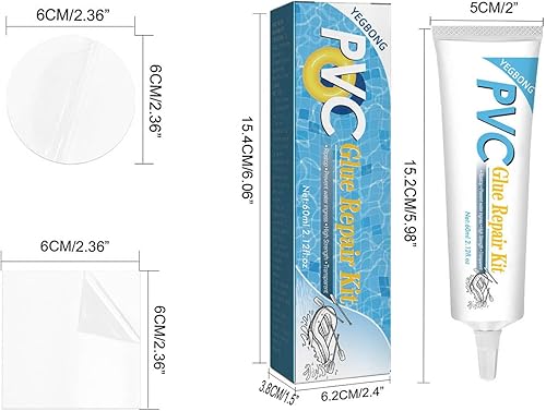 Miniatura 7 de Parches adhesivos profesionales para flotadores para piscinas, bote, 2.0 fl oz, reparación de pinchazos, adhesivos líquidos para kayak, canoa,
