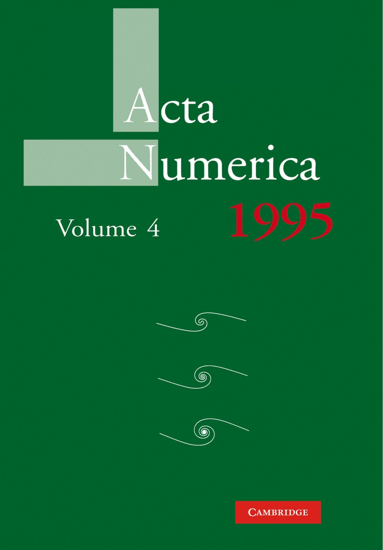 Acta Numerica 1995: Volume 4 by Arieh Iserles - 9780521157582