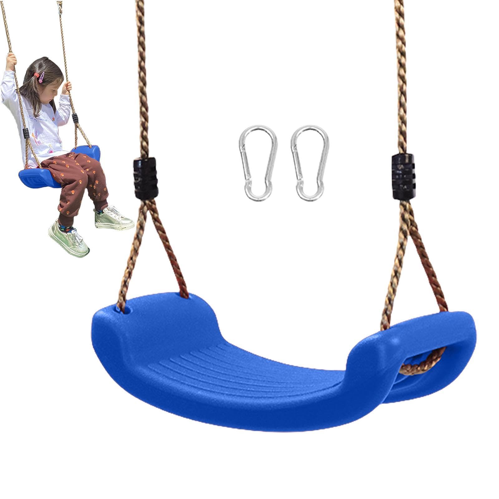 Balançoire enfant extérieur, corde haute et siège nostalgique en bois pour jeux de jardin et crèche