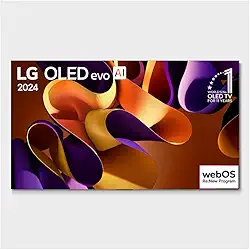Smart TV 4K 55" LG OLED evo OLED55G4 Processador α11 AI Painel 144Hz Intensificador de Brilho Máximo Design Onewall Dolby Vision Dolby Atmos