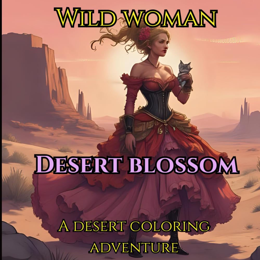 Wild Woman Desert Blossom: A Desert Coloring Adventure (Wild Woman Creative Studio)