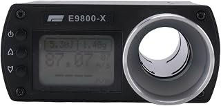 Flisdtry E9800-X - Probador de velocidad con pantalla LCD, cronógrafo FPS de potencia para caza, cronoscopio y probador de velocidad