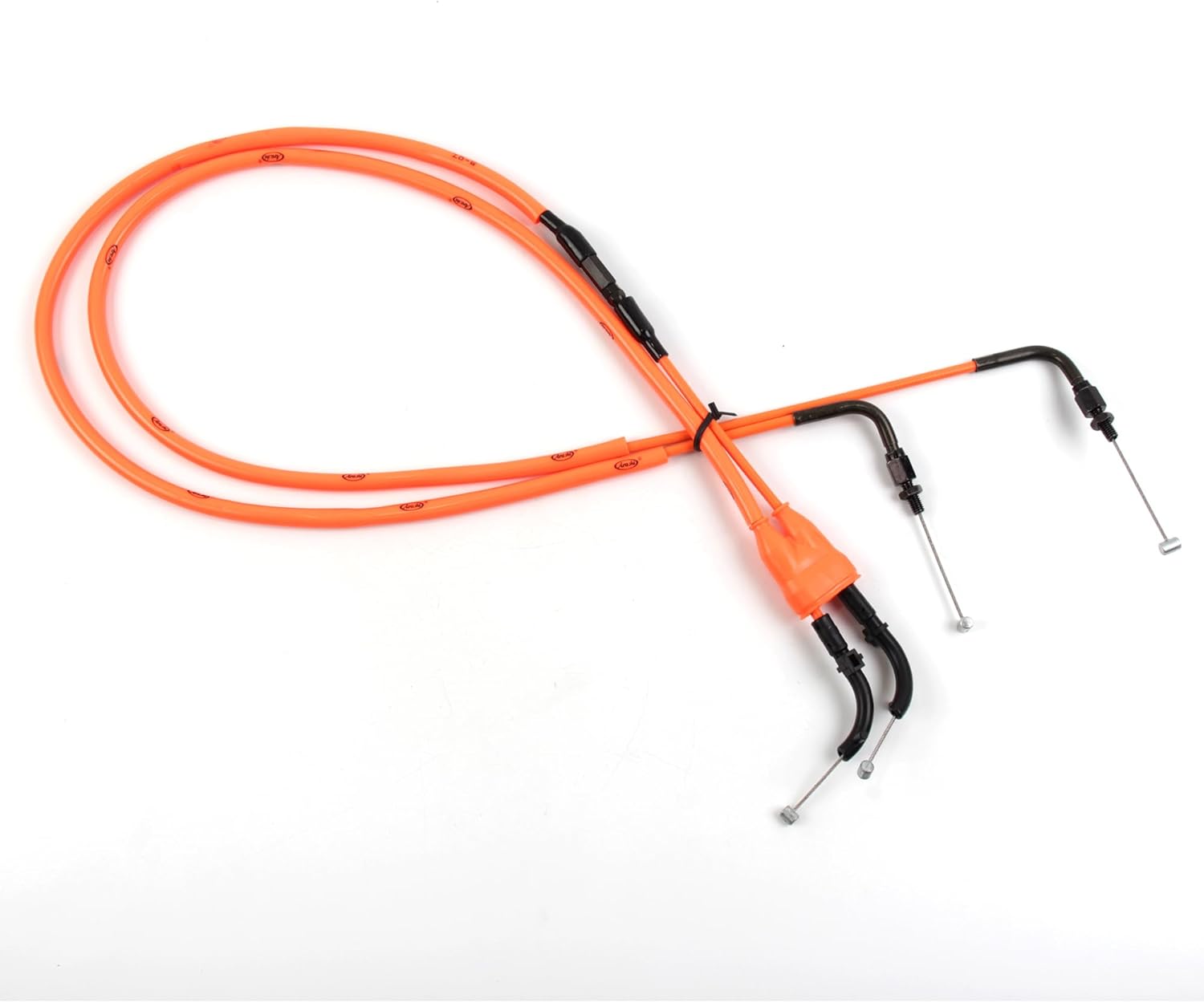 Arashi Throttle Cable for Yamaha MT09 ABS 2014-2020, XSR900 2016-2021, Stainless Wire Line and Rubber Motorcycle Replacement Accessories Parts Orange