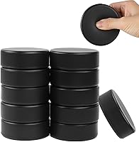 Cakmecwy 10-Pack Foam Ice Hockey Pucks - NHL Official Size, Safe PU for Adult Practice, Indoor Outdoor Training