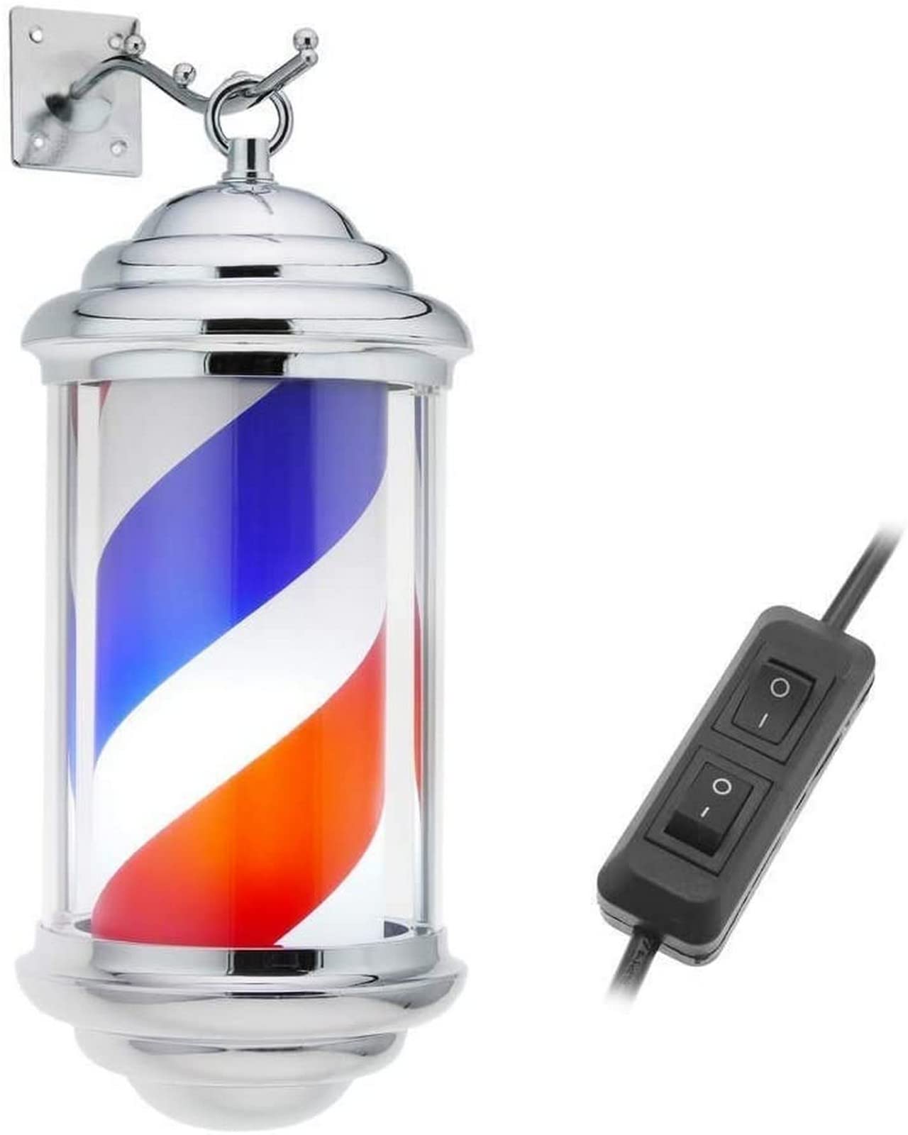 Lumière led rotative extérieure étanche pour enseigne de coiffeur