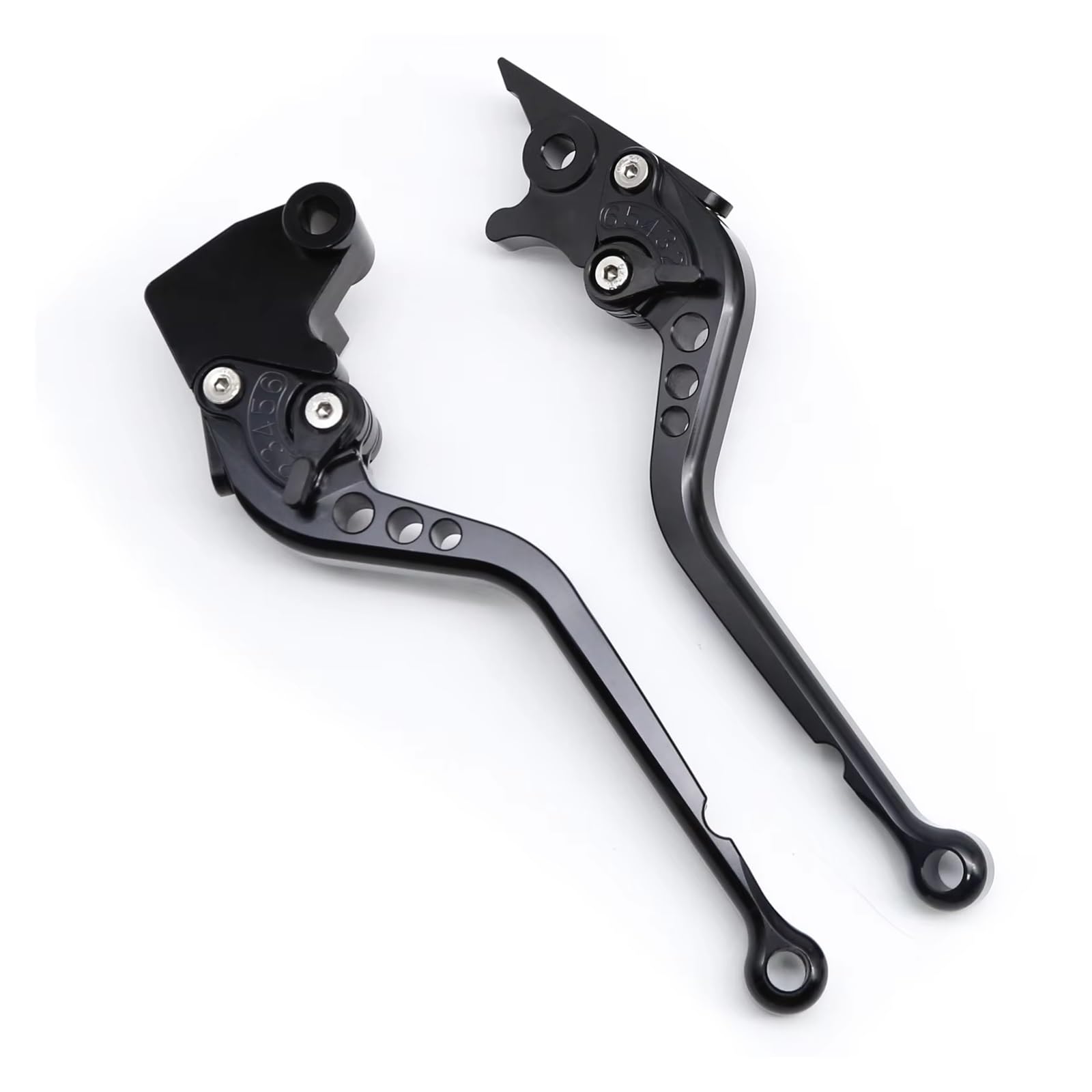 Palanca embrague freno larga aluminio negro para motocicleta Himalayan 411 cilindro maestro