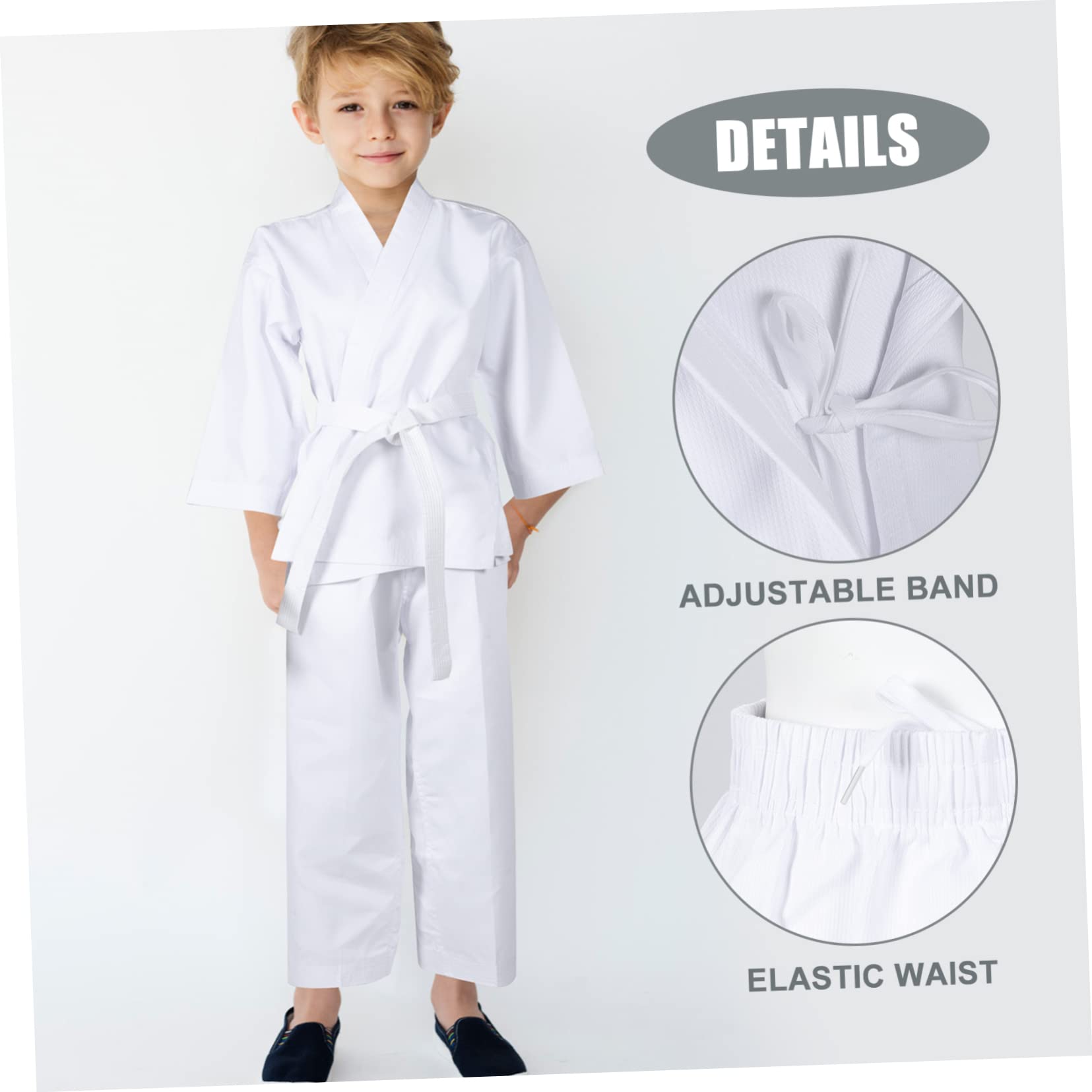 Uniforme de Karate para Adulto y Juvenil, Juego de Entrenamiento