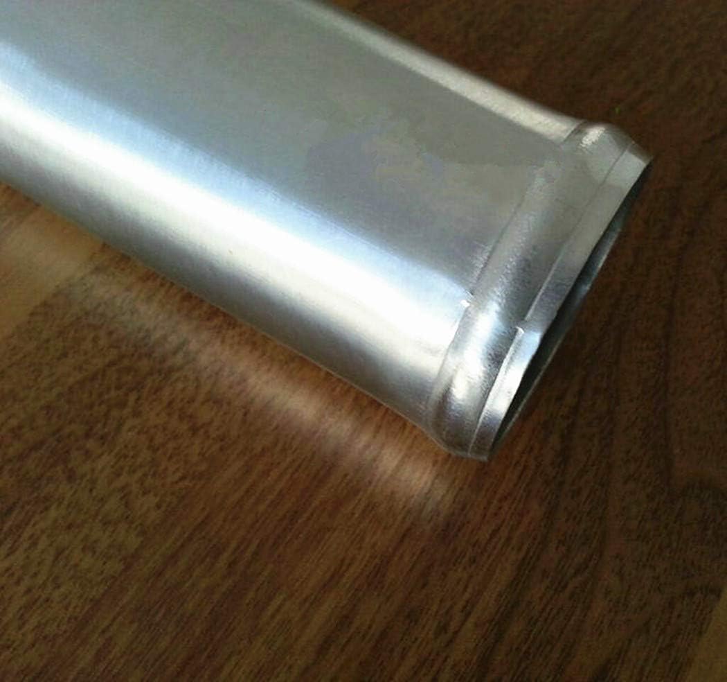 OD 64mm 2.5" Straight Aluminum Pipe, Intake Pipe,Turbo Intercooler Hose Piping Tube,Universal (2.5"(64mm), L=600mm)