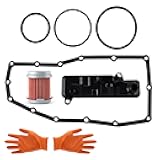 Auto Transmission Oil Pan w/Seal Gasket Trans Filter with Cooler O-rings Compatible For Honda CR-V 1.5L 2.4L 2015-2019 Accord 1.5L 2.4L 2015-2020 Civic 1.5L 2016-2021 Replace 254205LJ003