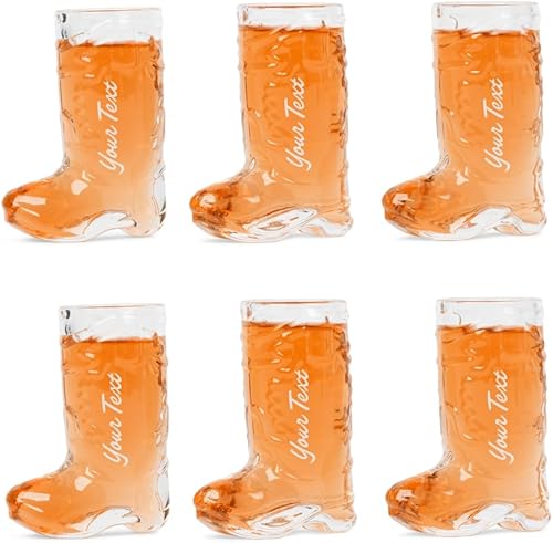 Miniatura 6 de Juego de vasos de chupito de botas de vaquero – Real (no plástico), decoraciones de vaquera y despedida de soltera, fiesta temática del oeste