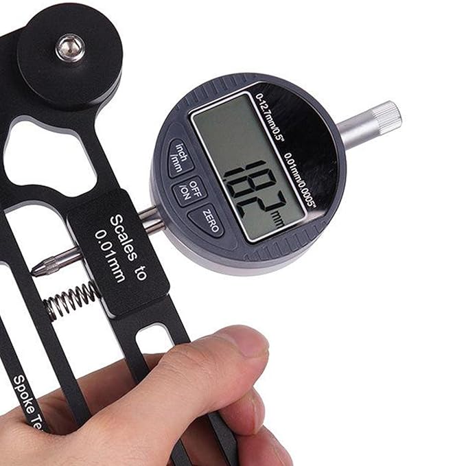 Accurate Bike Spoke Tension Meter Spokes Gauge Tensiometer Black