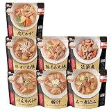 【21食（7種×各3食）セット】レンジアップ（もつ煮込み 牛すじ大根 豚汁 けんちん汁 鶏もも大根 筑前煮 肉じゃが） アイリスオーヤマ