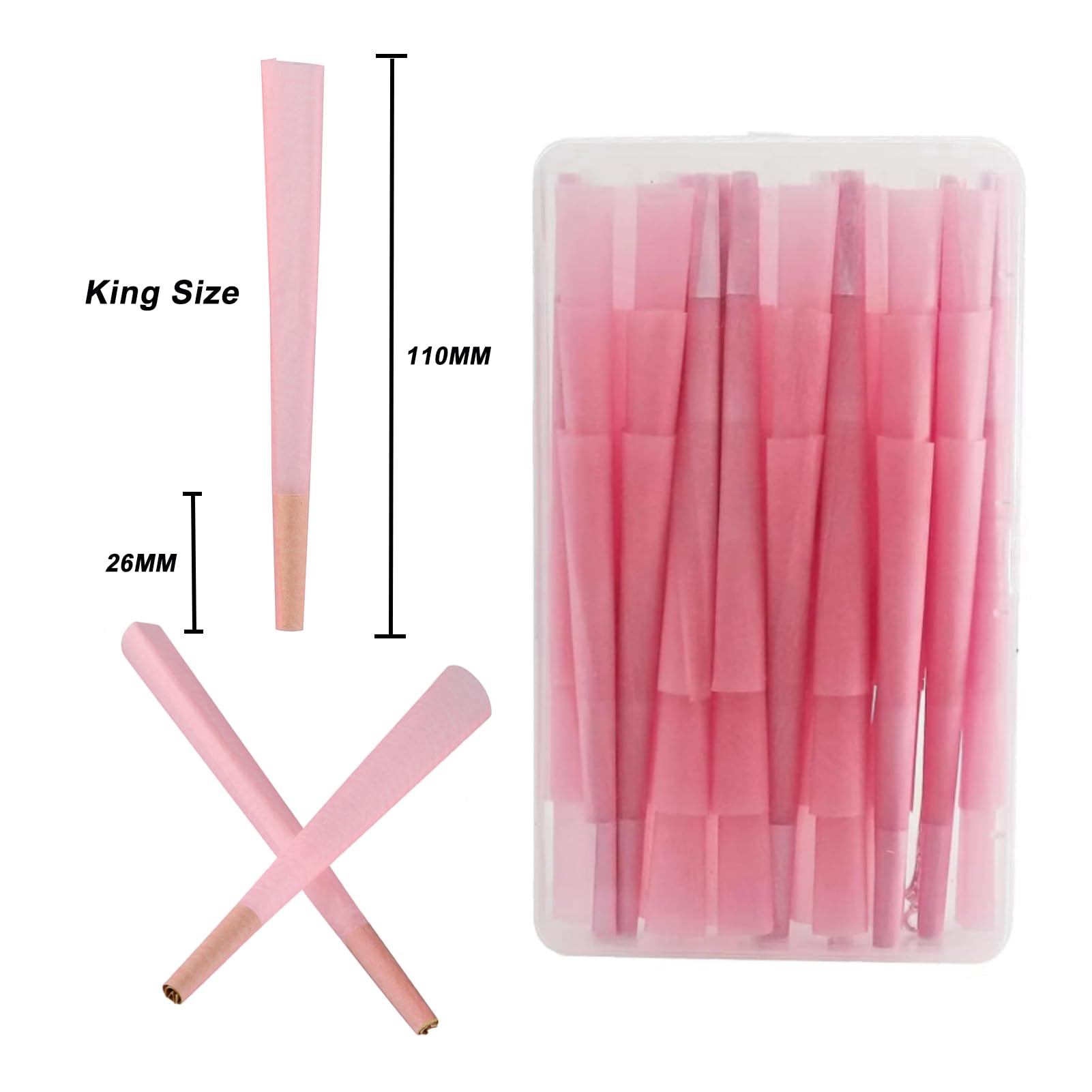 Amazon.co.jp: ピンクローリングトレイ50個キットには、7インチx5.5