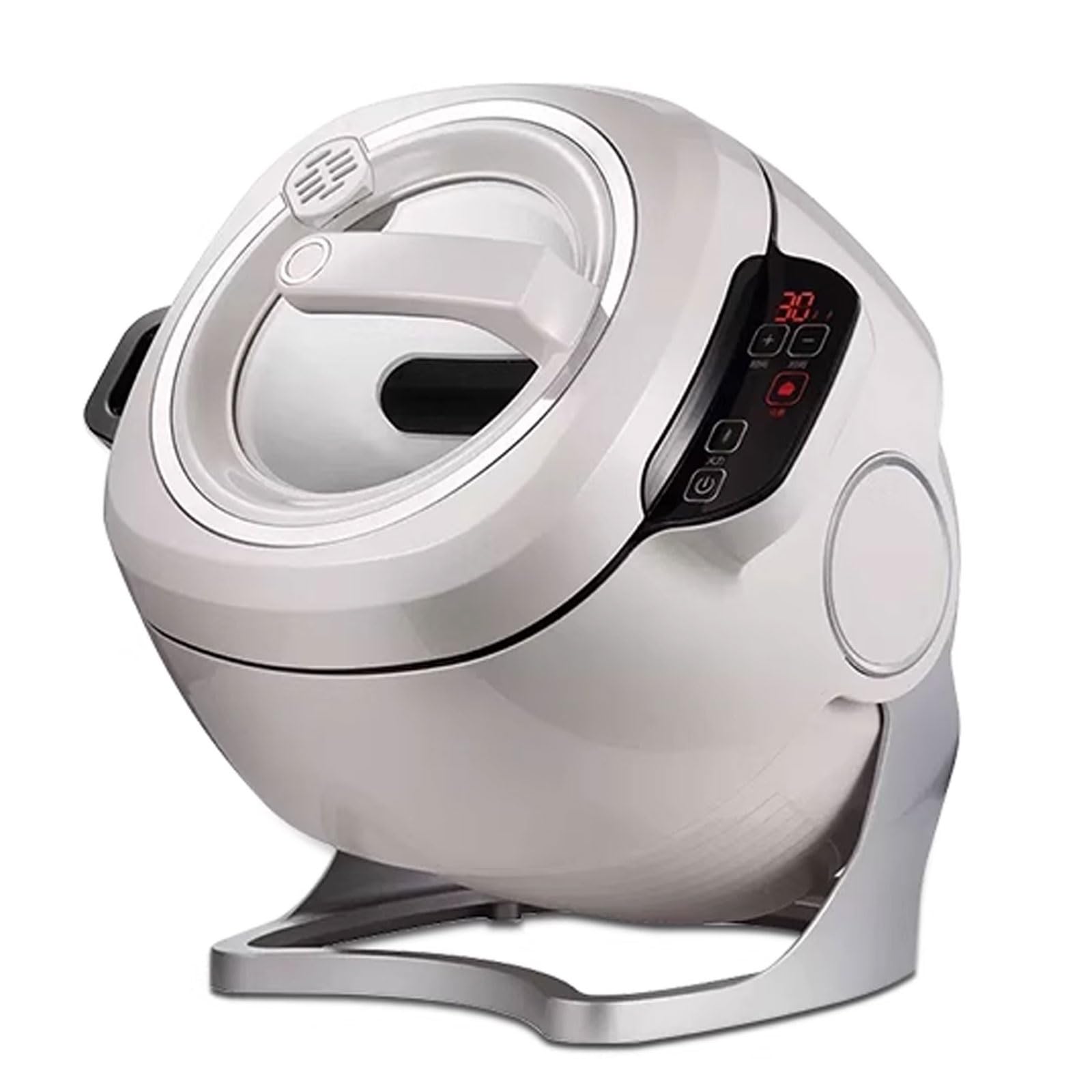Robot De Cocina Calentamiento con Rotación De 360° Diseño De Olla Interior Antiadherente Procesador De Alimentos Tipo Tambor De 6 L Extraíble para Limpieza 220v