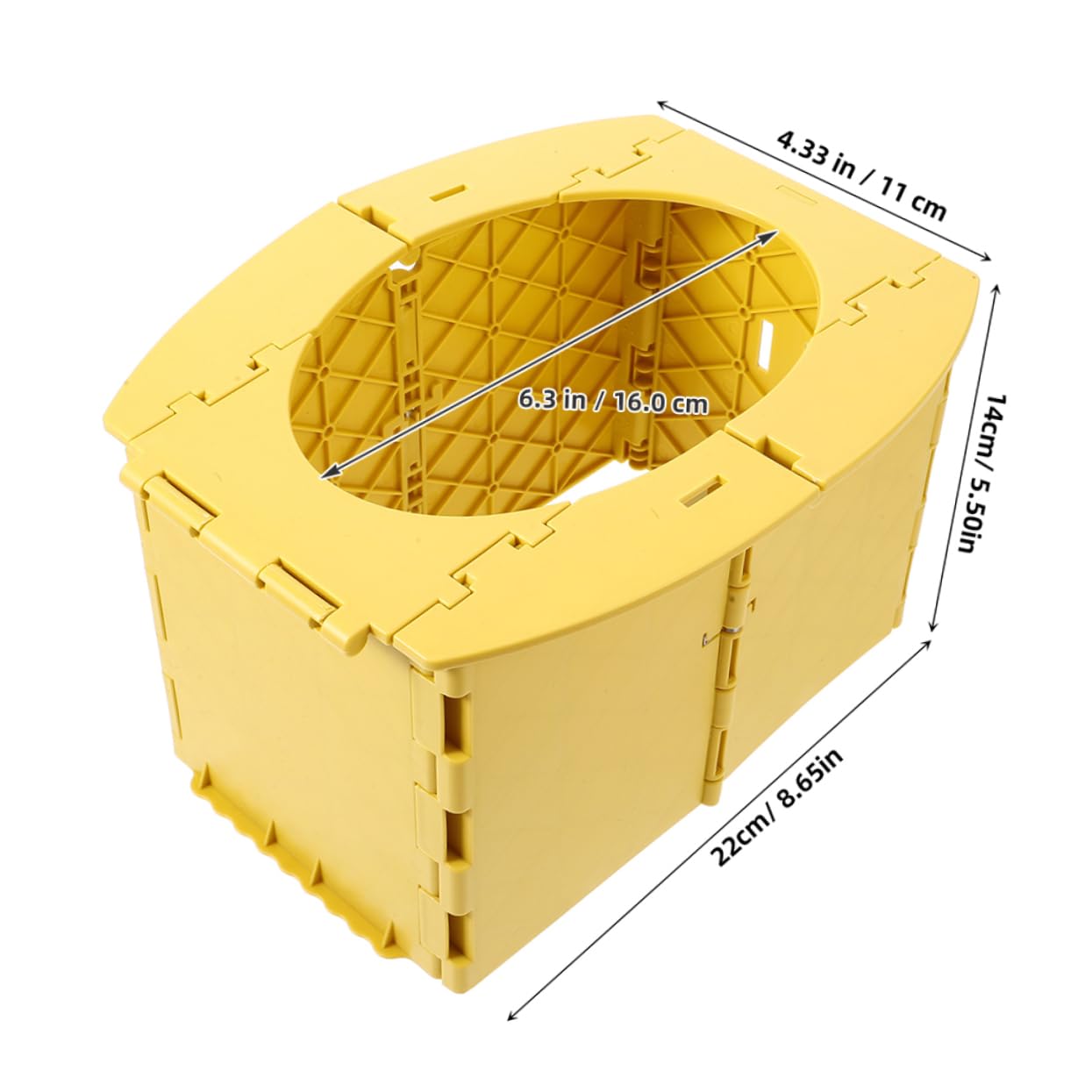 SUPVOX Folding Potty Seat for Portable Travel Toilet Compact Design for Car Outdoor