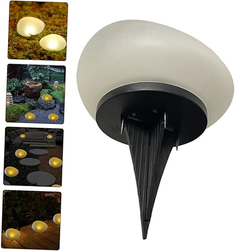 Miniatura 5 de Uonlytech Luz solar de enchufe de tierra, luz de entrada, luz de entrada, lámpara solar enterrada, lámpara de adoquines, luces de tierra para farol