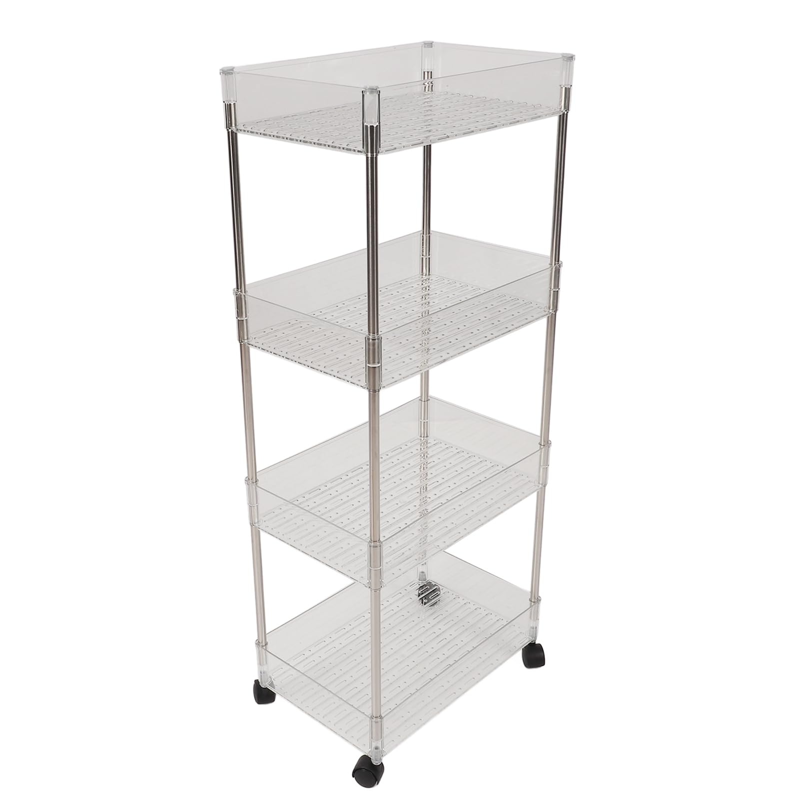 Sturdy Changing Table Cart with Casters, Convenient Storage Solution for New Moms