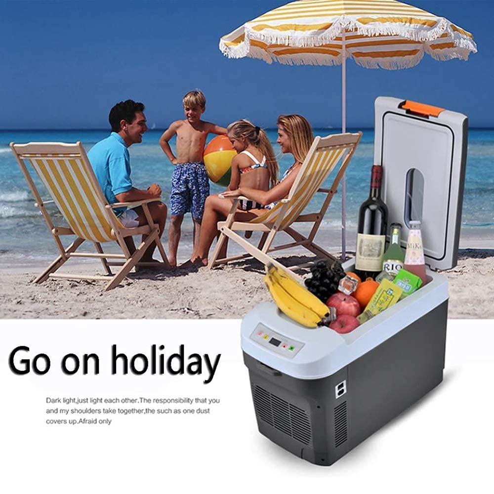 Minifrigo 10L- Frigorifero Per Auto Frigorifero Portatile Congelatore Compatto, Frigorifero Esterno Muto Per Auto, All'aperto, Famiglia, Bar, Viaggi, Camion