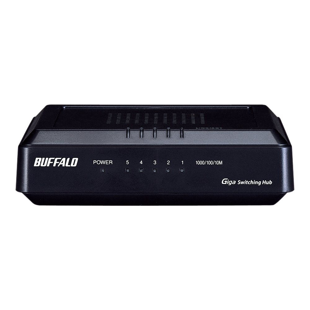 BUFFALO Giga対応 5ポート スイッチングHub ブラック LSW3-GT-5EP/BK 6g7v4d0 Amazon | BUFFALO Giga対応 5ポート スイッチングHub ブラック