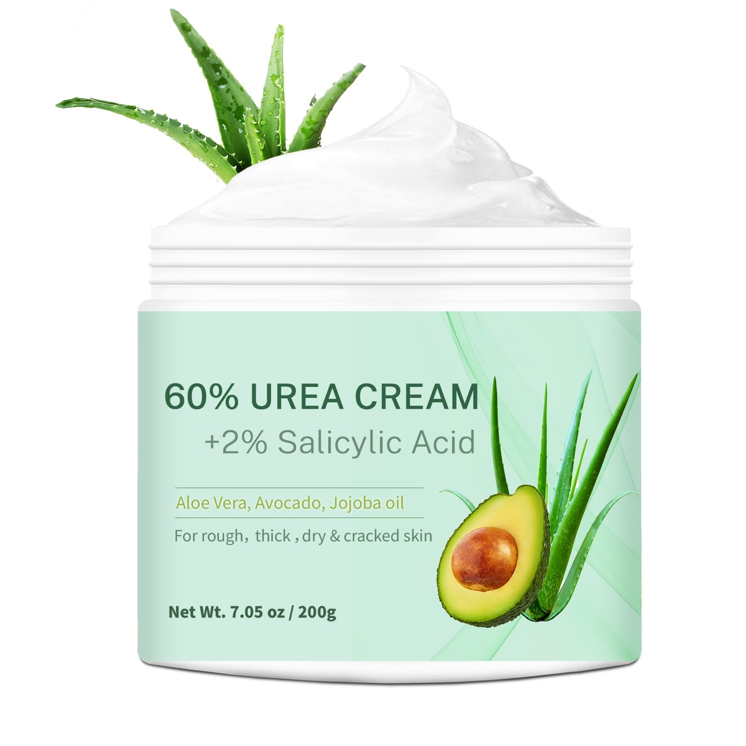60% Urea Foot Cream with 2% Salicylic Acid for Cracked Heels