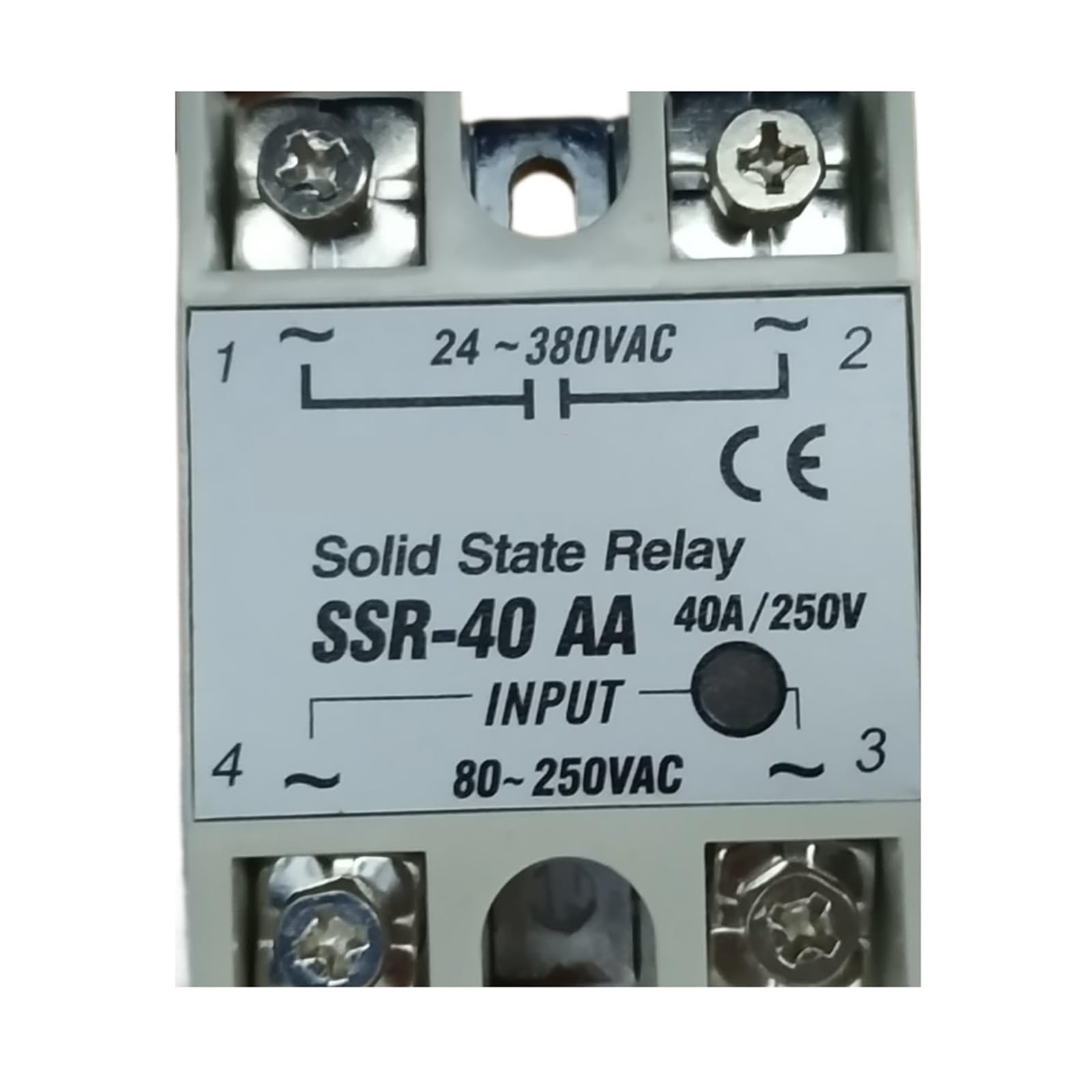 Relais statique SSR-40AA monophasé AC 40A 380V pour contrôle industriel