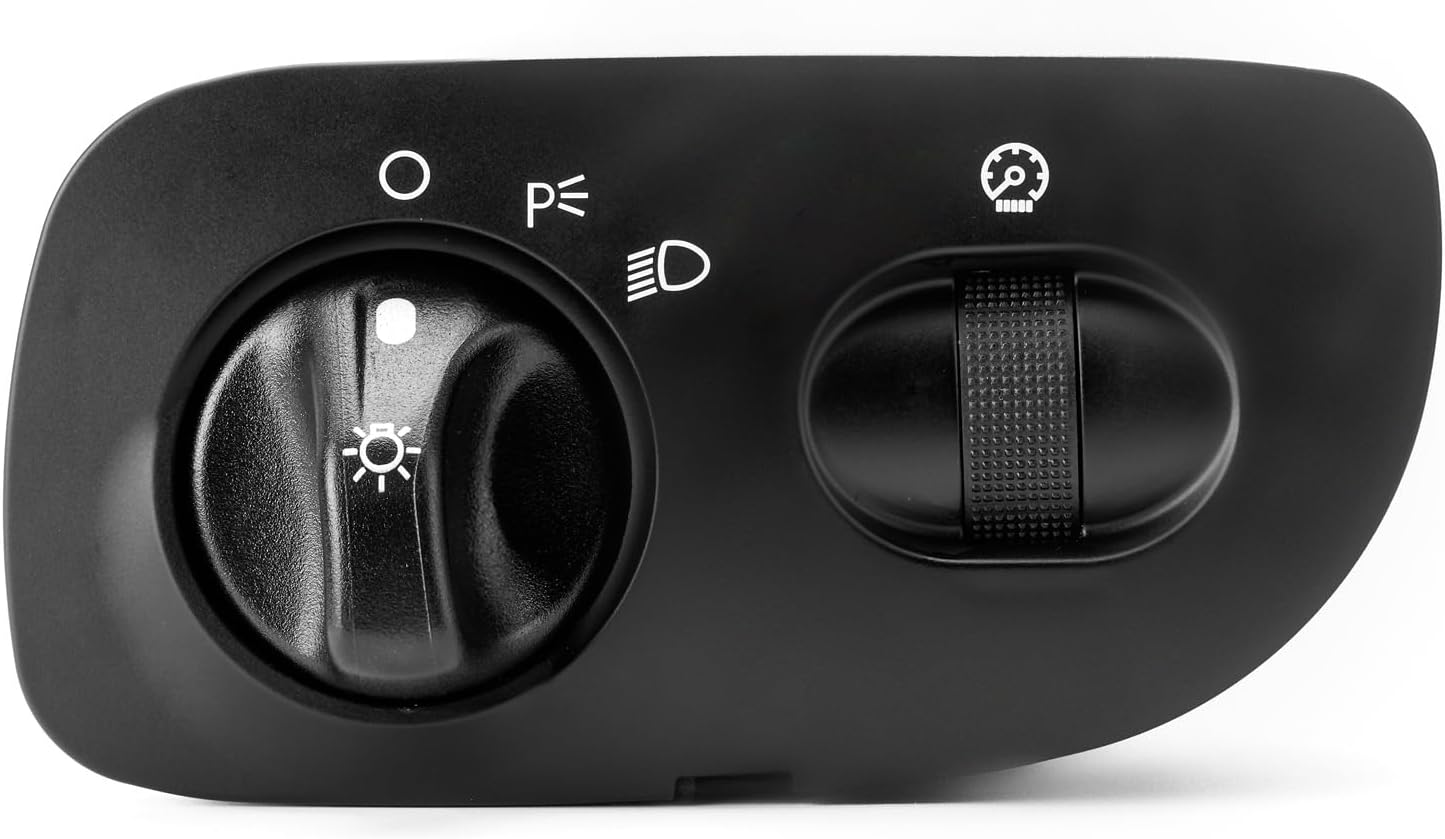 Headlight Switch for 2000-2003 Ford F150,2000-2002 Expedition,2004 F150 Heritage,Headlamp Dimmer Switch Instrument Panel Knob Control YL3Z11654AAA, YL3Z11654AAB, DS1374,1S2669