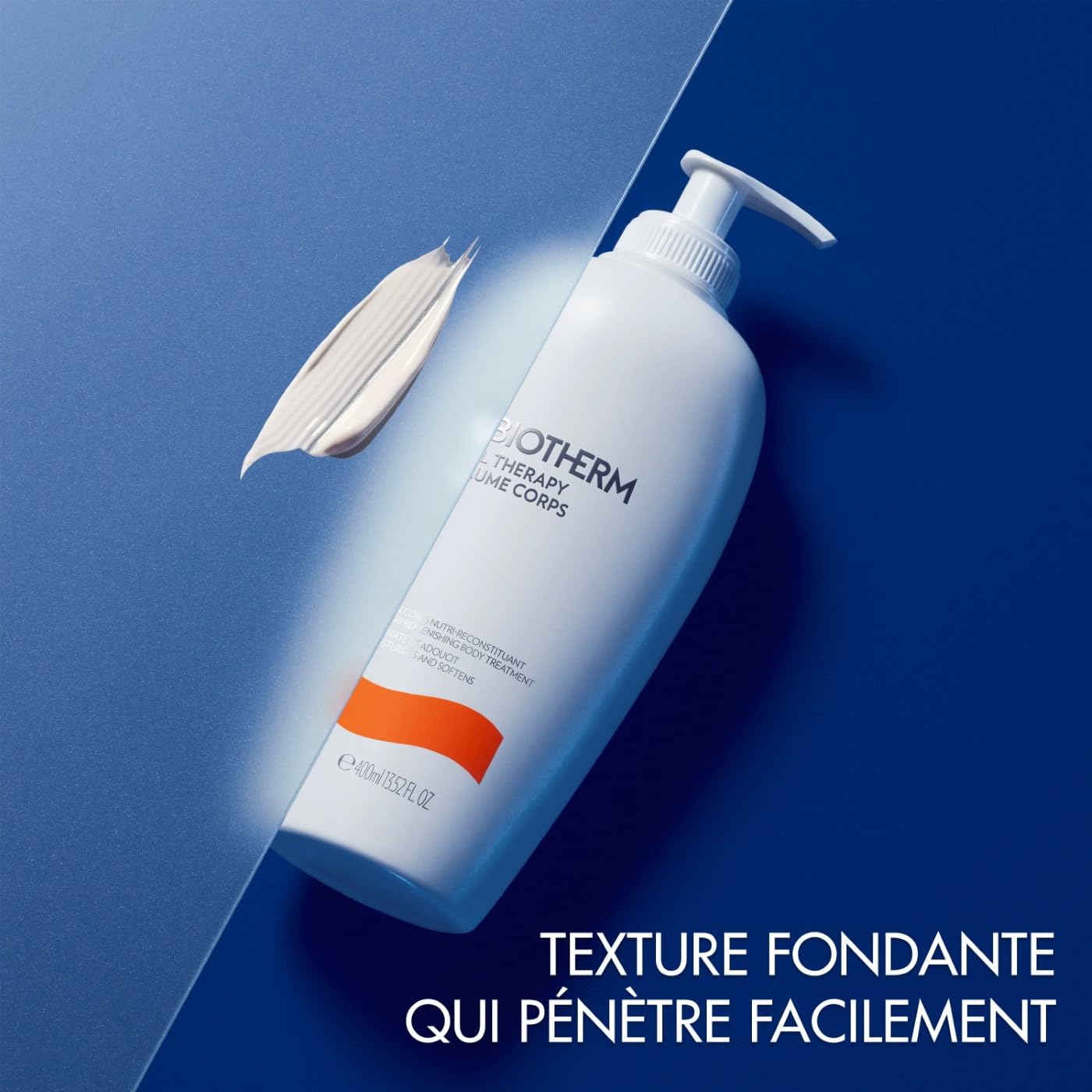 Biotherm Oil Therapy Baume Body Lotion pour le corps, aux huiles précieuses, pour hydrater intensément, spécialement conçue pour les peaux rugueuses et sèches, soin nourrissant de la peau, 400 ml