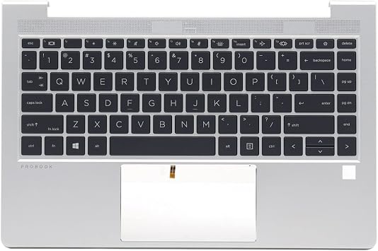 مسند جديد لـ HP ProBook 440 G8 445 G8 445R G8 Upper Case مع لوحة مفاتيح بإضاءة خلفية M23769-001 M23770-001