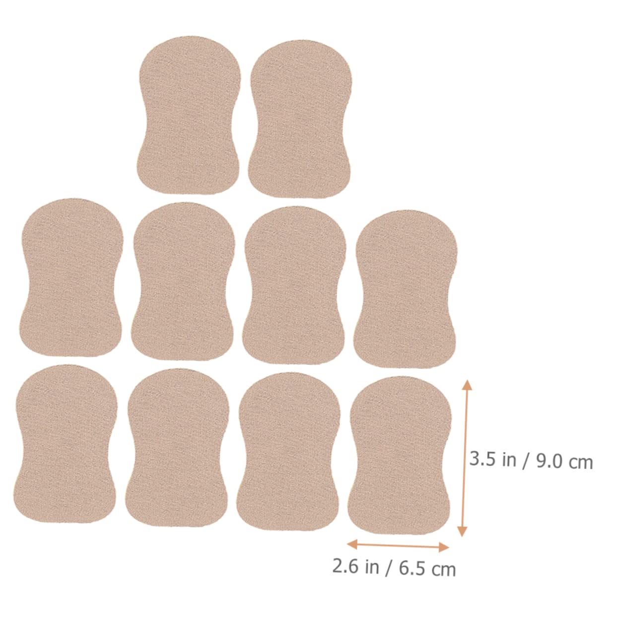 3sets Underarm Sweat Pads for Men and Women Comfortable and Discreet Armpit Sweat Protection Easy to Use Adhesive Stickers Included 10pcs*3