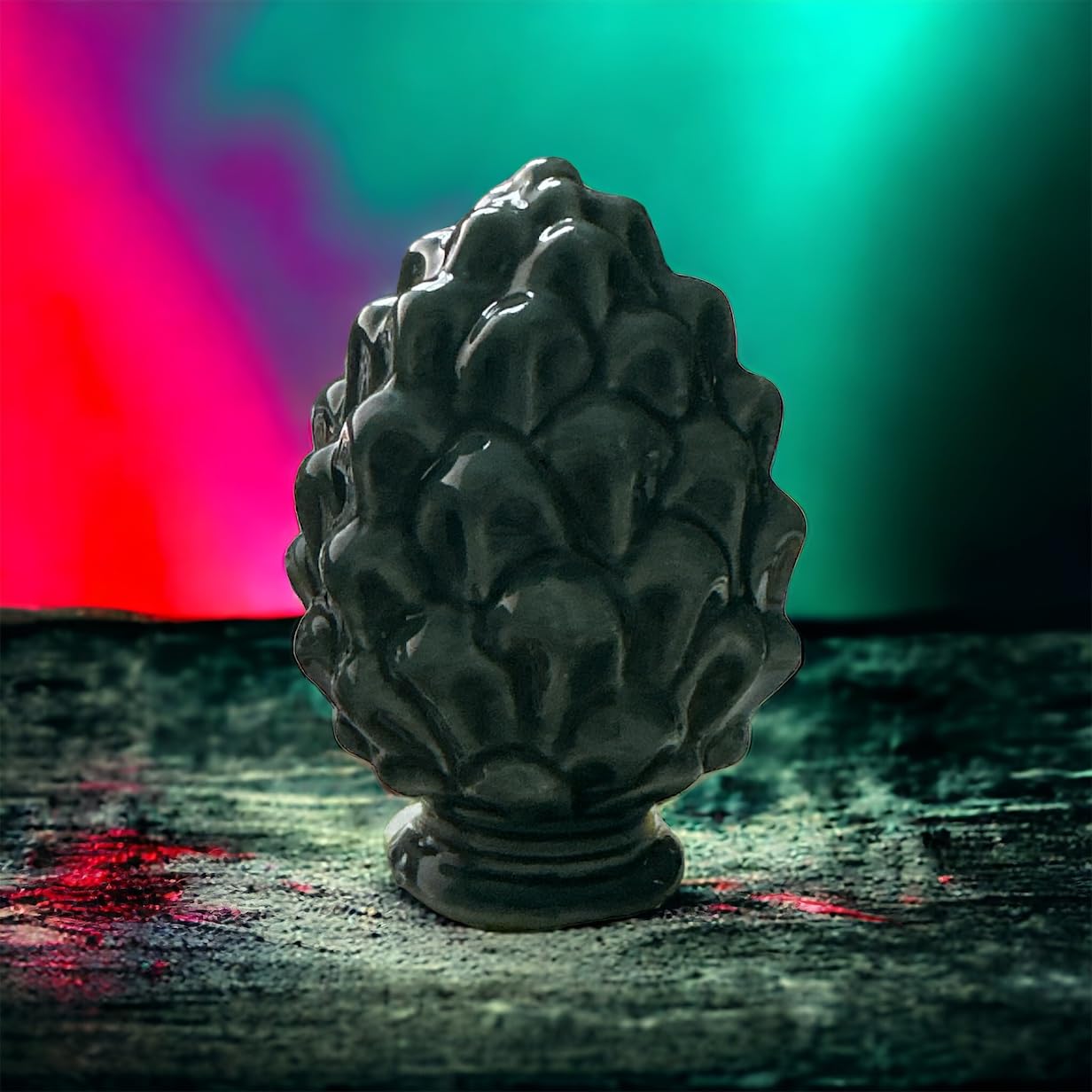 Sizilianischer Zapfen Dekoration 7cm - Hellgrüner Glücksbringer Für Zuhause