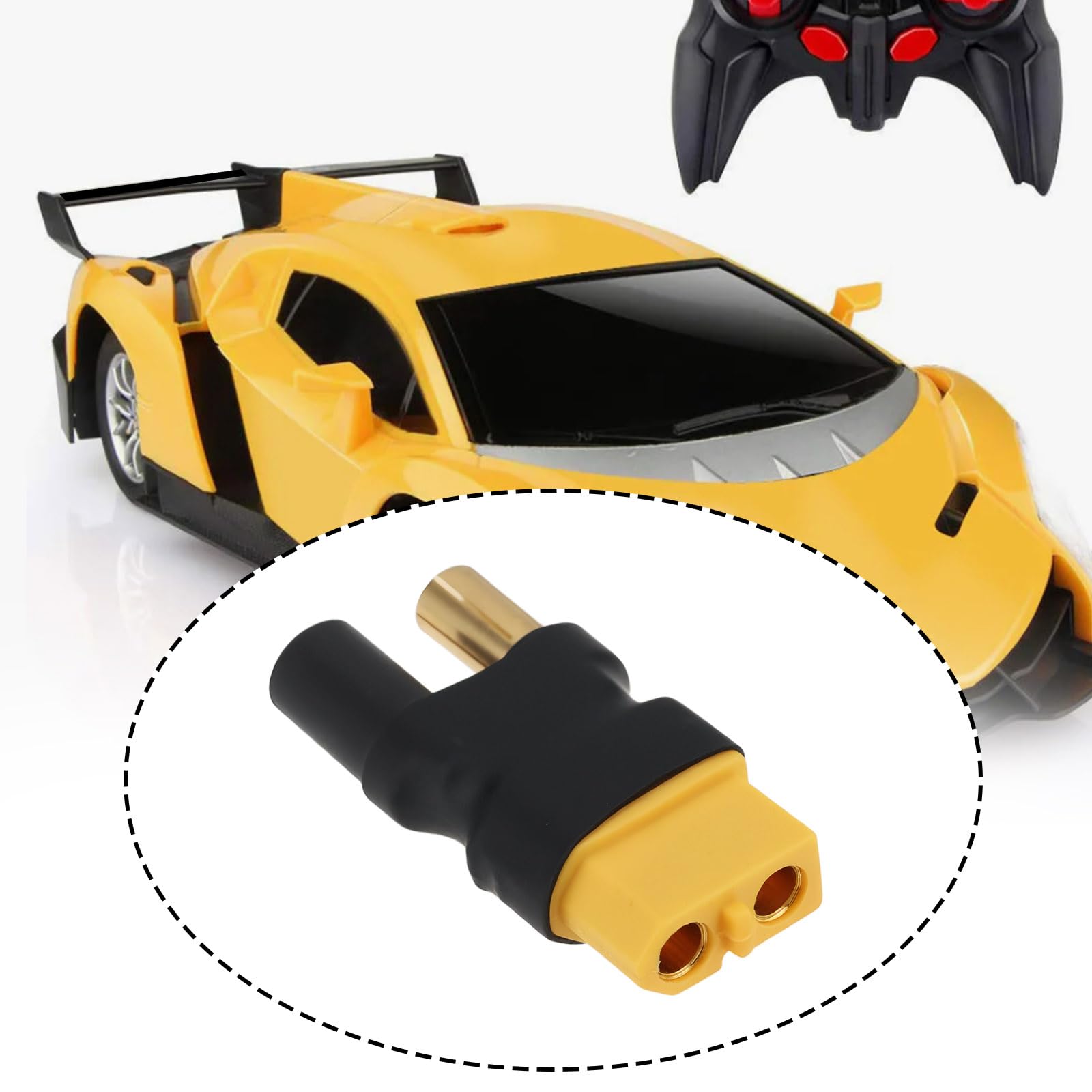 EMSea 2 PCs XT60 Female to 5.5mm Bullet Banana Adaptor Connector Compatible with LiPo for RC Projects - Image 3