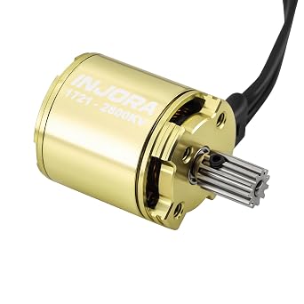INJORA Gold Viper 1721 Brushless Motor 2800KV for 1/18 TRX4M Ascent-18 Upgrade
