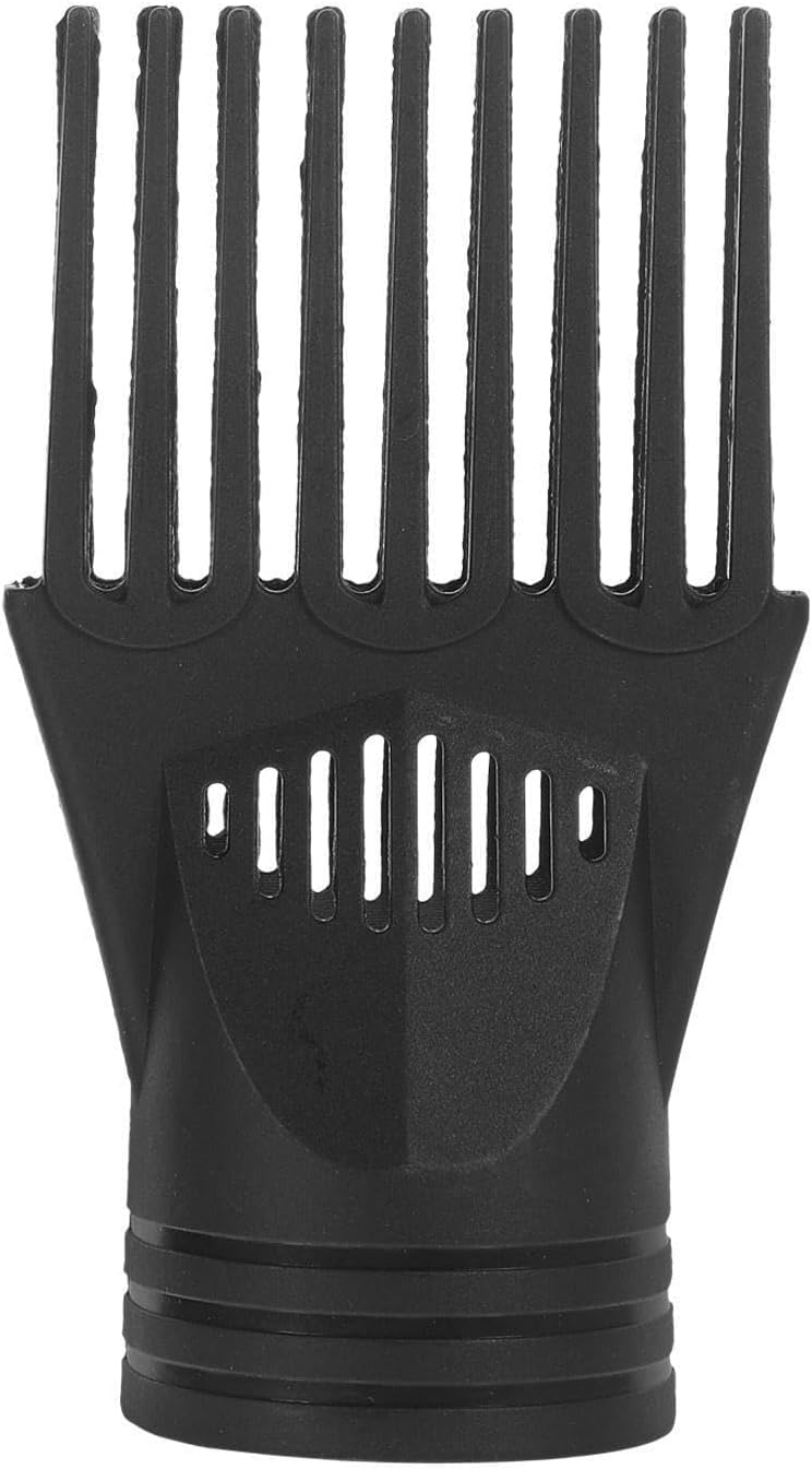 Nero Asciugacapelli Pettine Ugello Plastica Parrucchiere Parrucchiere Asciugacapelli Colpo Pettine Attacco Capelli Styling Ugello Strumento Bello e Moda Salon Strumento Styling Strumenti