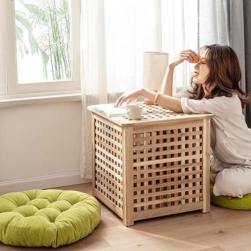 Vista 71 de Cojines cuadrado para sentarse en el suelo 22” x 22”, suave grosor, para yoga, meditación, puf, tatami, cojín para leer en el suelo, cojín