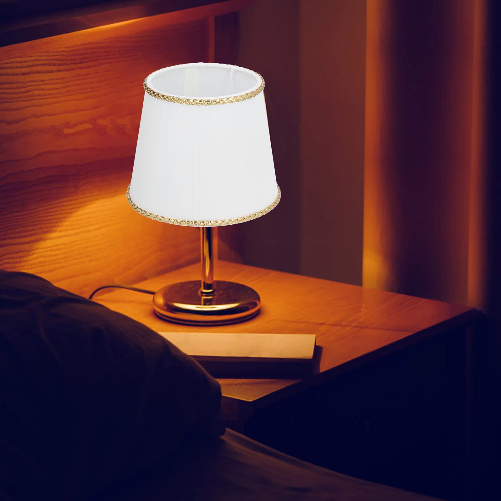 6 Pezzi E14 Paralume Tessuto Paralumi Lampadario Decorazione Interna