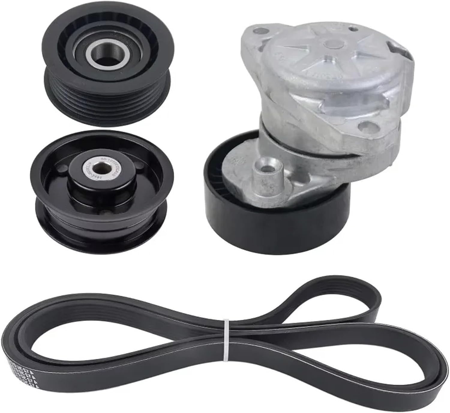 Drive Belt Tensioner Assembly For Benz M272 M273 W204 W203 Engine Drive Belt Tensioner Assembly 2 Idler Pulleys Belt 2722000270+1419+1019+6Pk2404