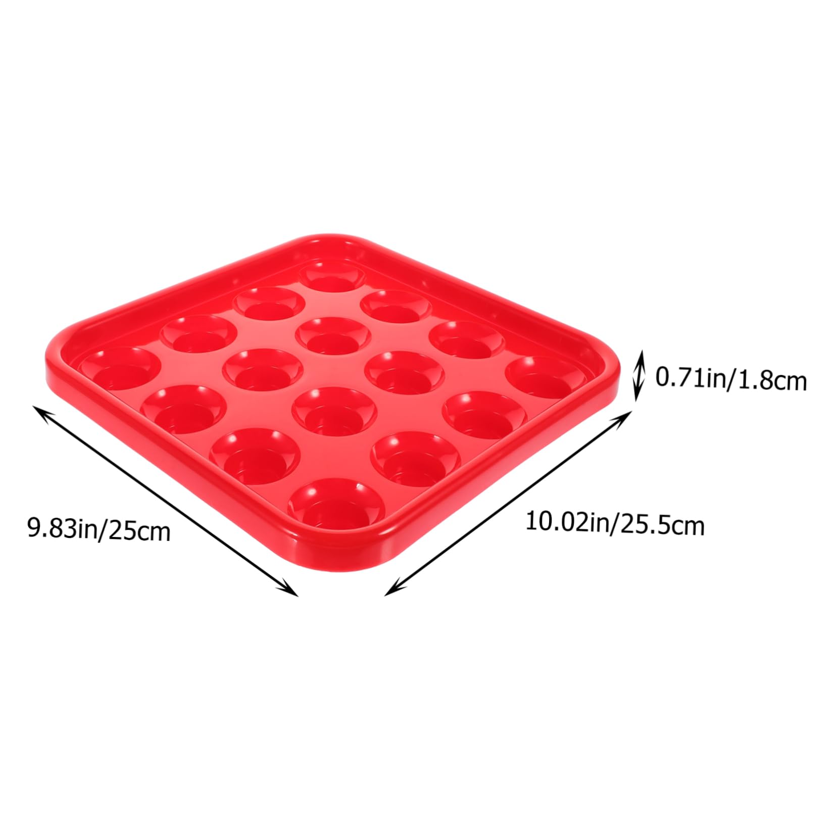 BESPORTBLE Plastic Billiard Tray Billiard Balls Storage Tray Game for Snooker Pool