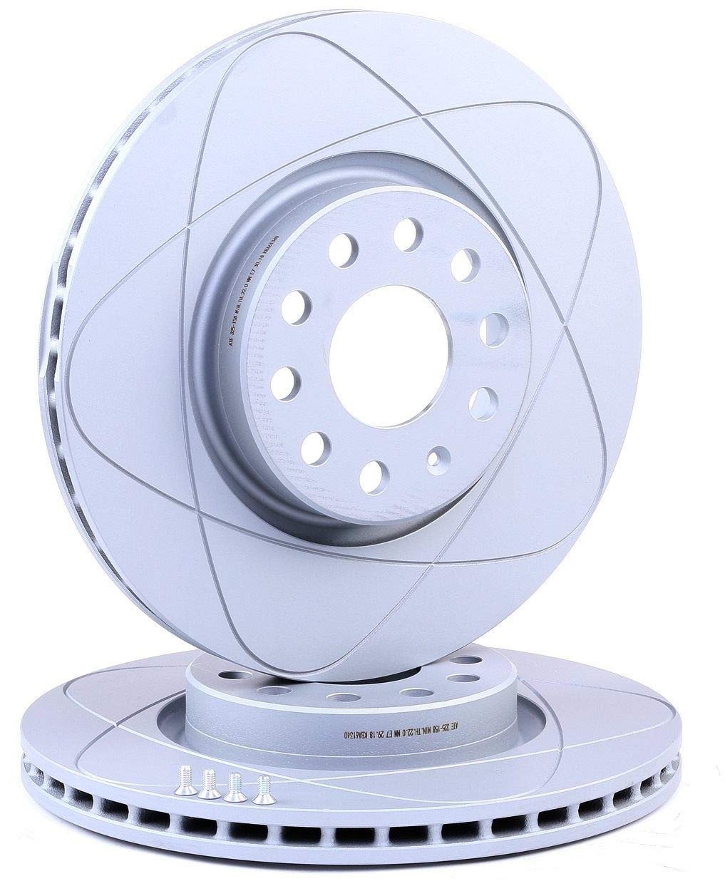 2x ATE Disco de freno Delantero Ø312,0mm Altura: 49,9mm Espesor: 25,0mm Corona de Agujeros - Ø: 112,0mm ventilado 24.0325-0158.1 Compatible con VW Golf 7 Hatchback 5G1, BQ1, BE1, BE2 Golf 6 5K1, SKODA