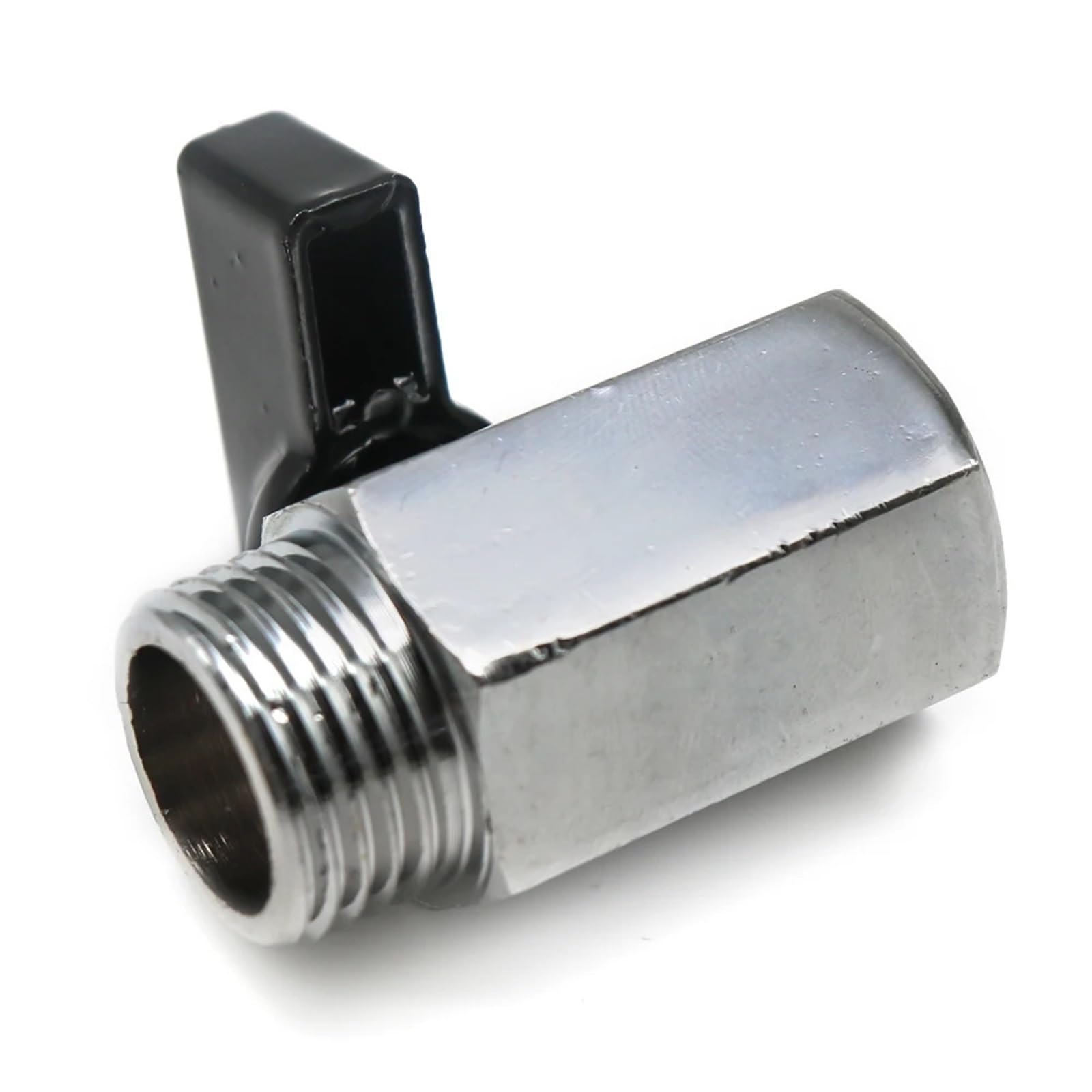 Valvola a sfera in ottone da 1/8" 1/4" 3/8" 1/2" filettata mini maschio-femmina valvola di intercettazione for compressore d'aria, acqua, gasolio(1/4",Male To Male)