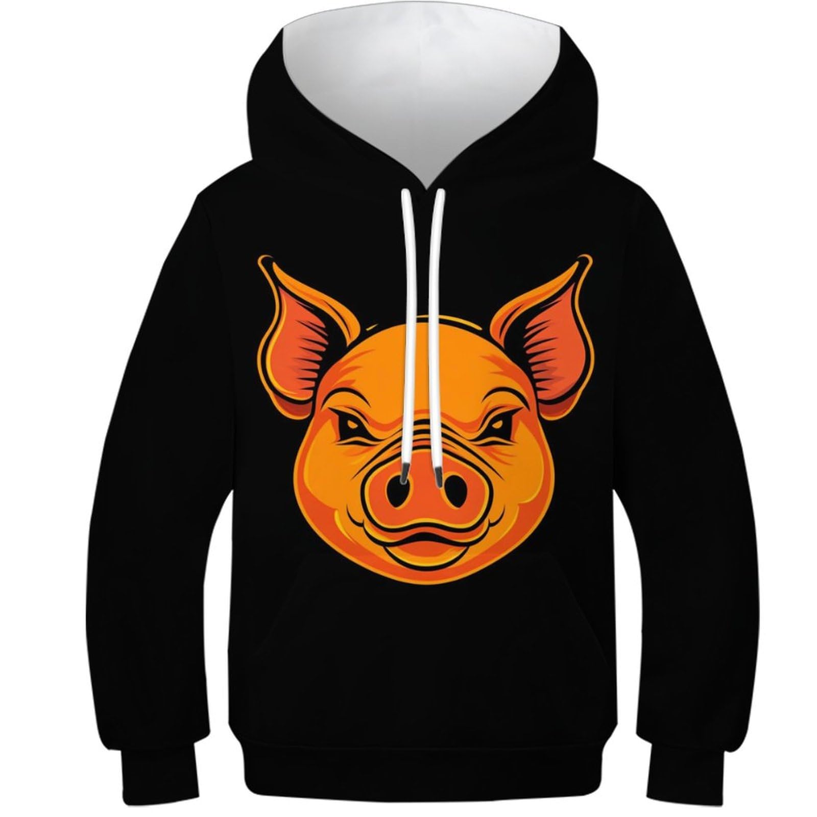 Sweat cochon mignon enfant idée cadeau originale pull à capuche imprimé 3d garçon fille - 8